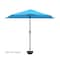 Pure Garden 9ft Half Umbrella, Brilliant Blue 50-LG1037 - alternate 2